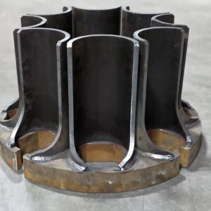 Lower drill pipe supports for Schramm T450W or T450WS drill rigs. Available as 8 rod configuration.