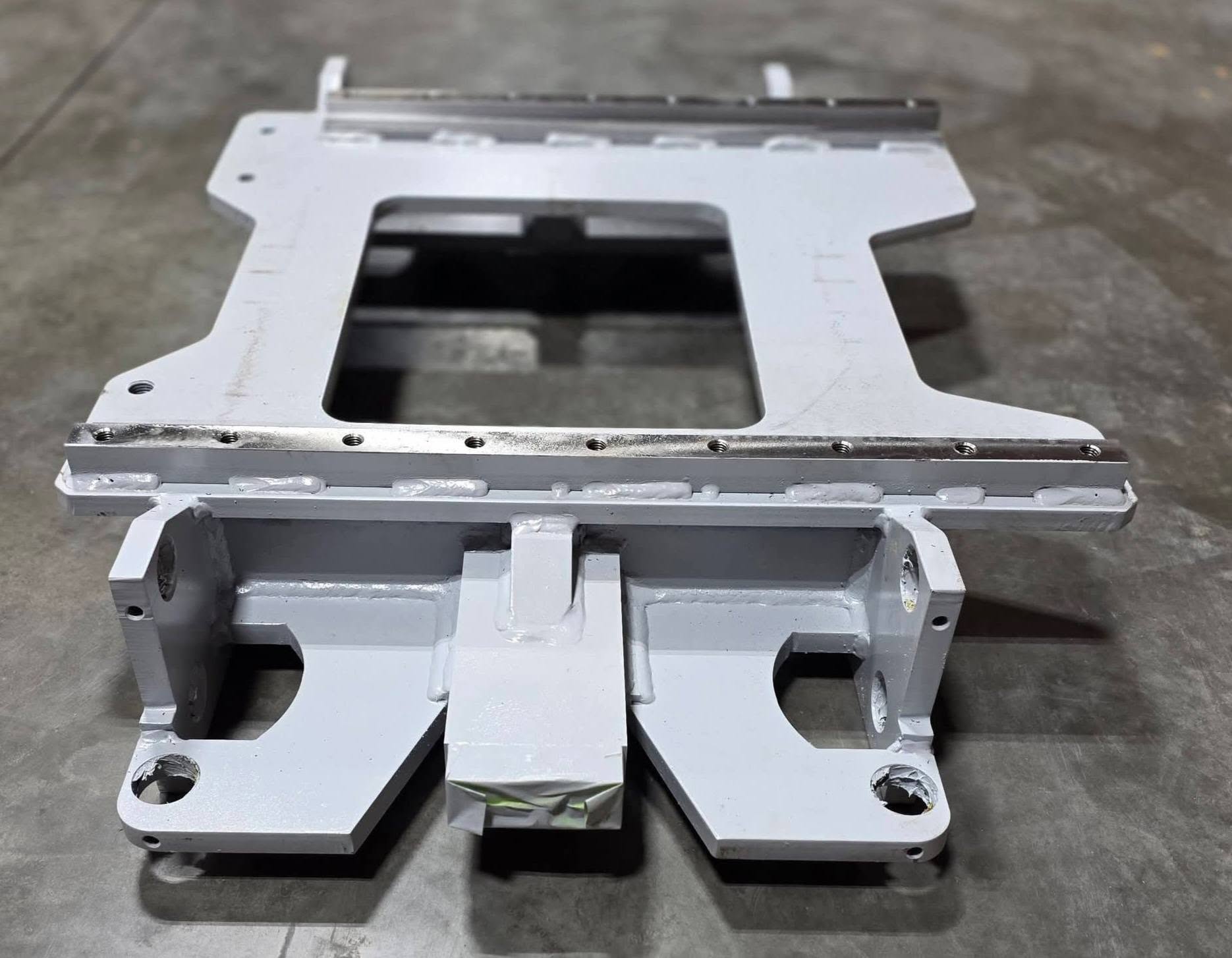 The Slabback Assembly T450W, WS (Part Number: 10-3660-0016F), replacement structural component used on Schramm T450W and T450WS rotary and reverse-circulation drilling rigs